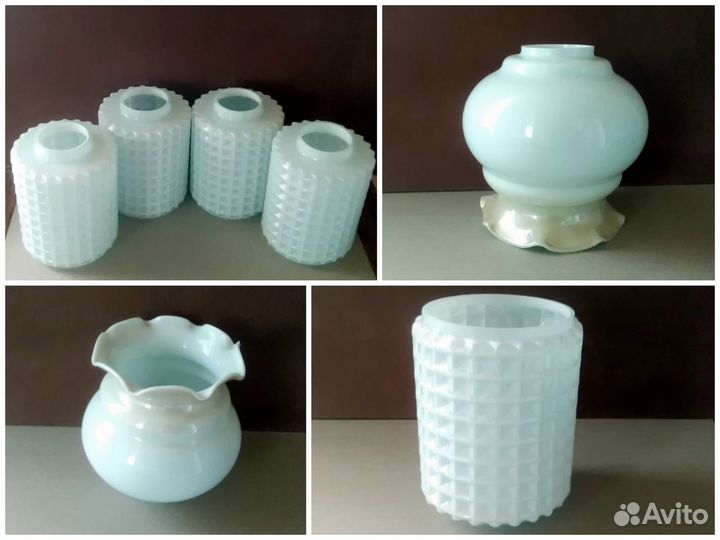 Плафоны для светильника стекло СССР