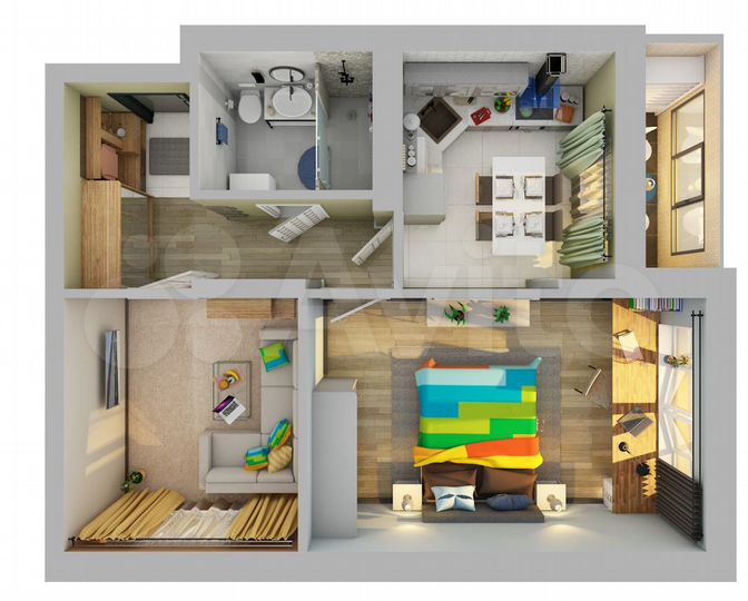 2-к. квартира, 48,6 м², 14/25 эт.