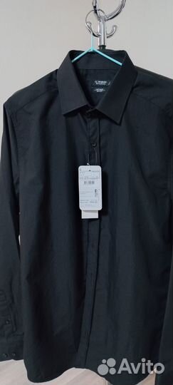 Рубашка мужская новая черная