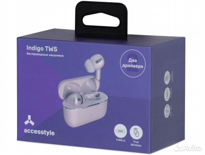 Беспроводные наушники Accesstyle Indigo TWS, pink