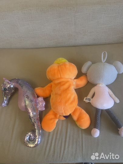 Детские мягкие игрушки. Размер средний