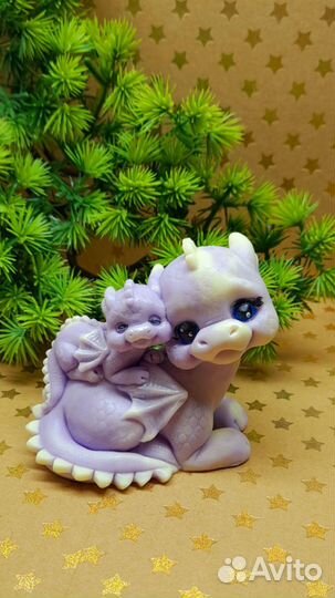 Мыло ручной работы дракон