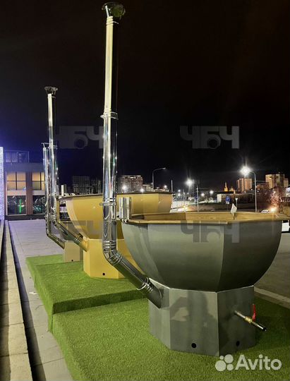 Чан для бани. Купель