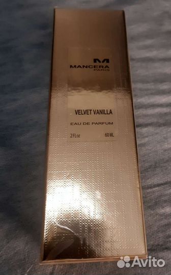 Velvet vanilla Mancera духи