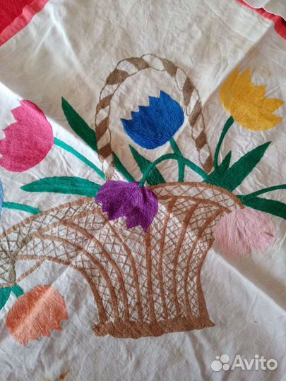 Салфетка. Старинная вышивка