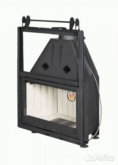 Камин Экокамин Альфа 800 K с контргрузом