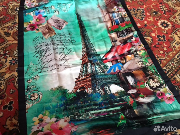 Палантин шелковый