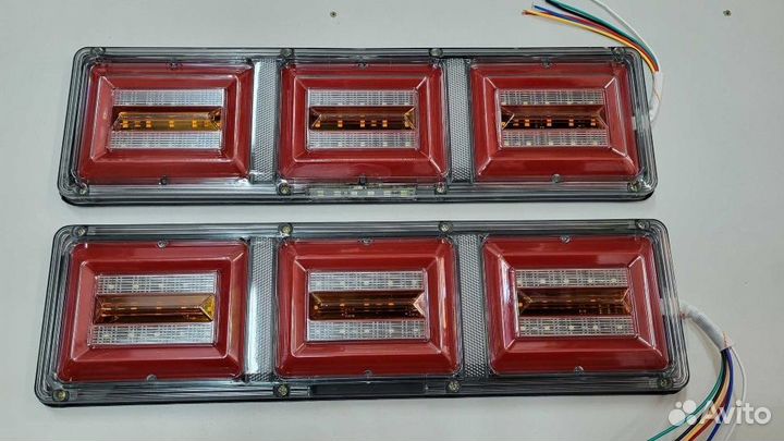 Задние фонари LED квадраты камаз грузовик 24v