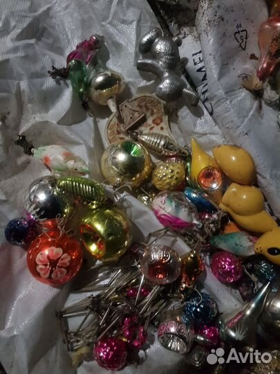 Елочные игрушки СССР одним лотом