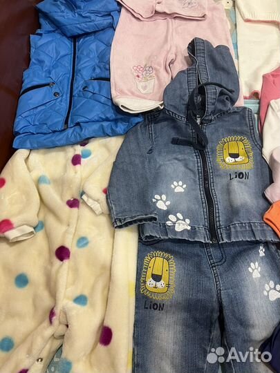 Детские вещи пакетом на девочку 74-86