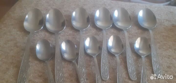 Столовые приборы СССР нержавейка.Цена за все