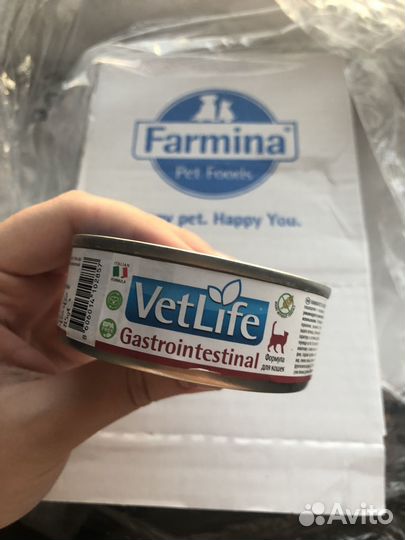 Паштет для кошек farmina gastrointestinal