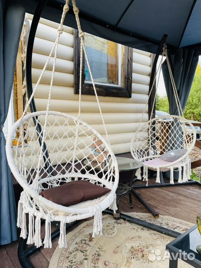 Подвесные качели гнездо