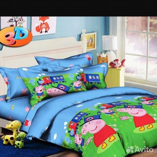 Детский Комплект постельного белья. поплин