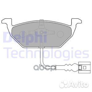 Колодки тормозные дисковые перед LP1514 Delphi