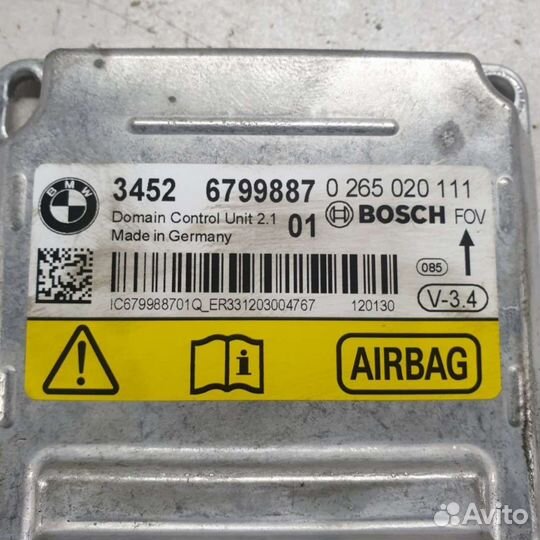 Блок AirBag3452 6799887BMW5 F10/F11/GT F073.5Бензин