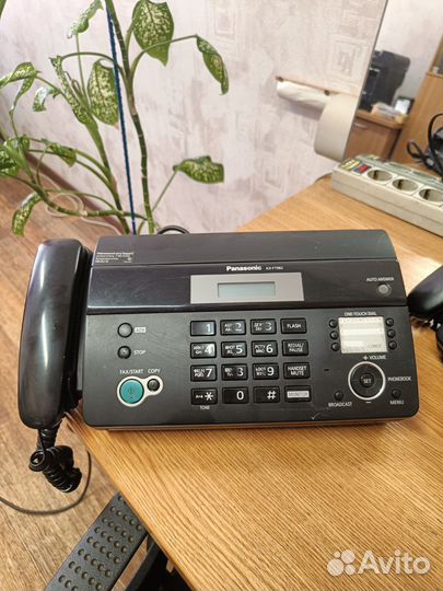 Телефон факс panasonic kx-ft982