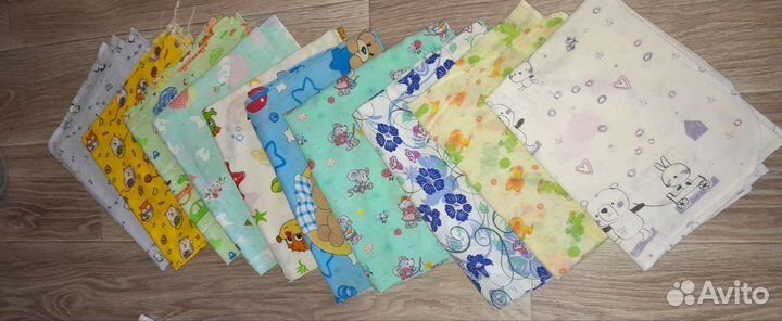 Пеленки детские пакетом бу