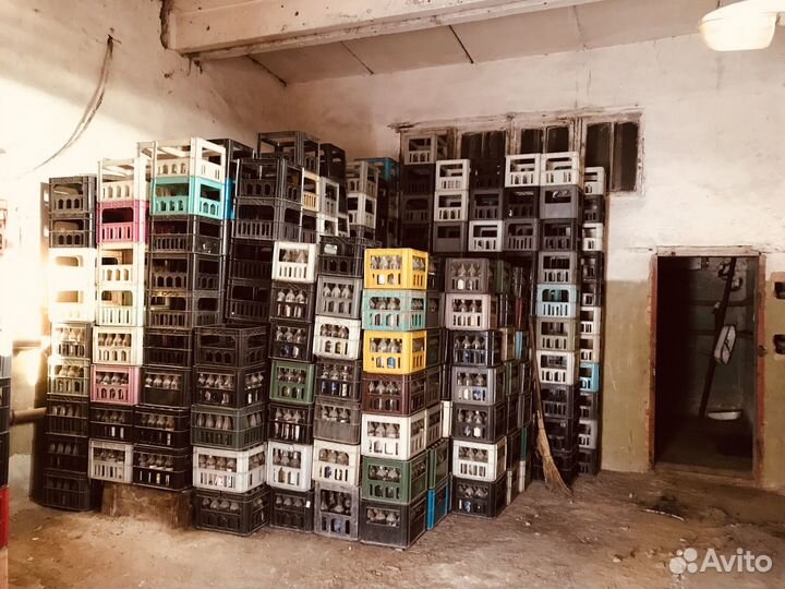 Ящик пластик для бутылок