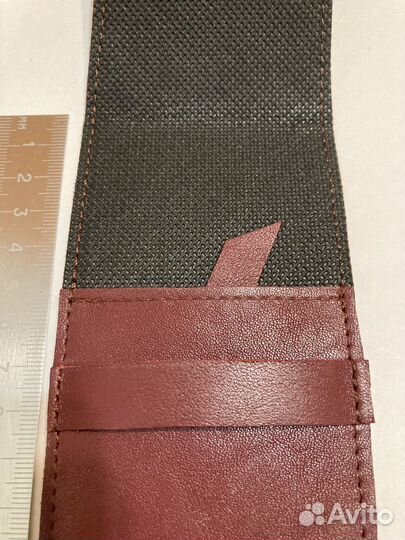 Пенал для ручек или очков из кожи натуральной