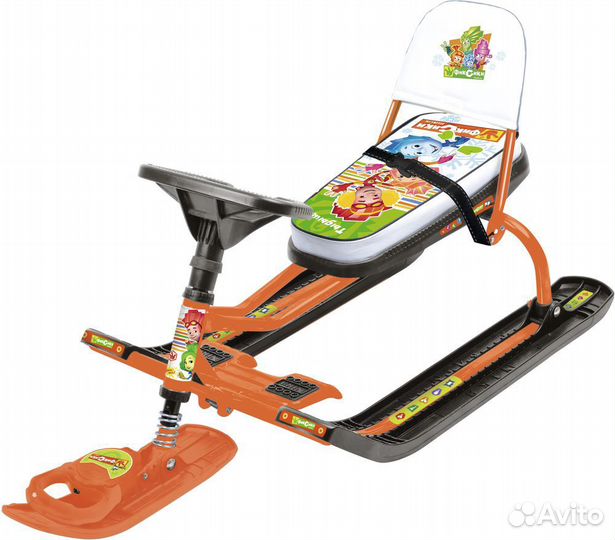 Снегокат,санки на лыжах новые Nika