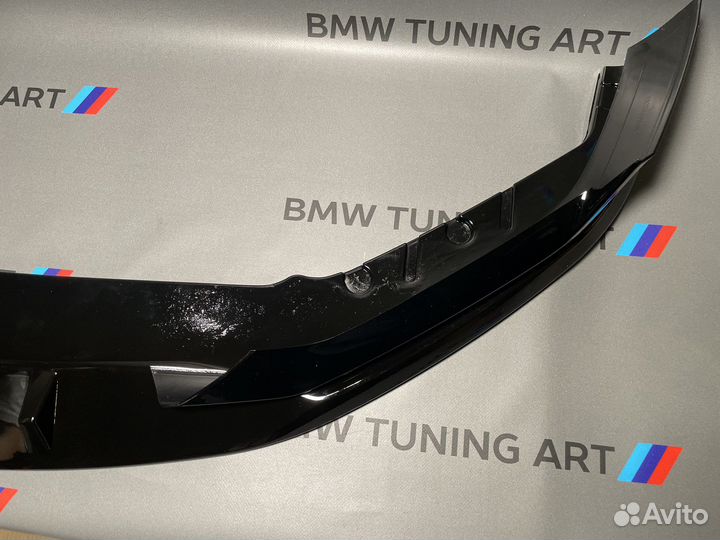 Сплиттер губа bmw 5 g30 lci рестайлинг