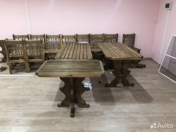 Столы и стулья для кафе бу