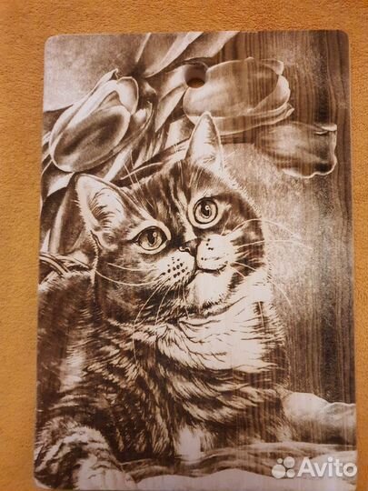 Большая разделочная доска кедр