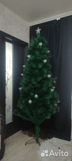 Елка искусственная светодиодная оптоволоконная