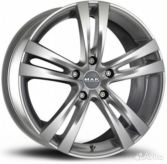R19 5x112 8J ET42 D76 MAK Zenith Hyper Silver