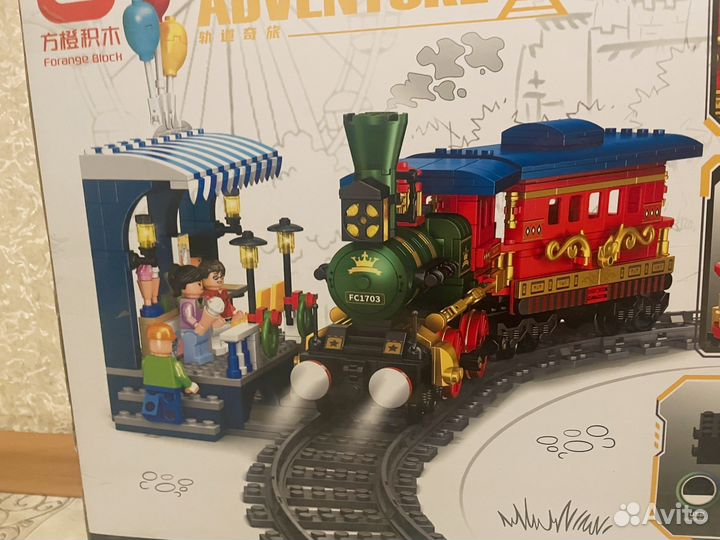 Конструктор Экскурсионный Ретро поезд 1703