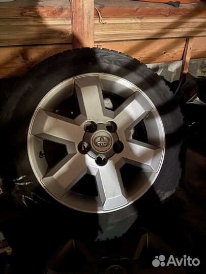 Диски, резина зимняя тойота корола 150