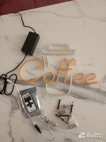 Неоновая вывеска / наружная реклама / декор