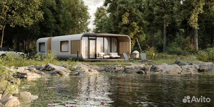 Модульный дом из камня