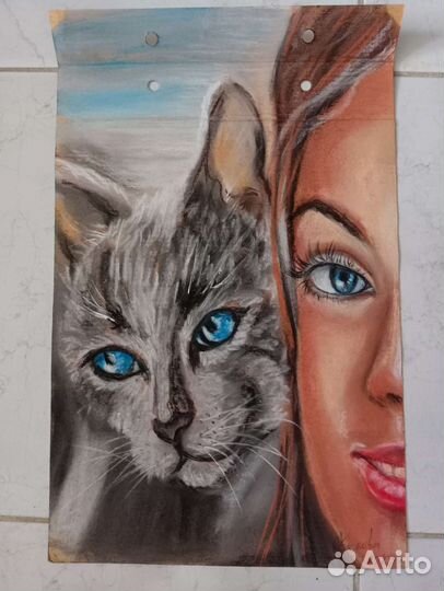 Портрет маслом,пастелью