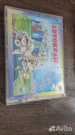 Конструктор деревянный автокран