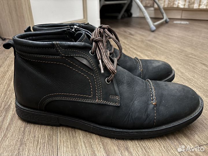 Ботинки зимние натуральная кожа мужские