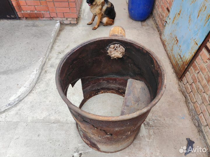 Печь с котлом для бани