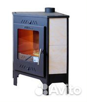 Бранденбург угловой с прямой дверкой печь-камин