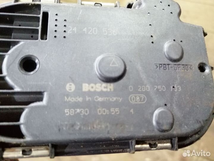 Заслонка дроссельная Opel Corsa C