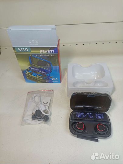 Беспроводные наушники М10 Кейс PowerBank