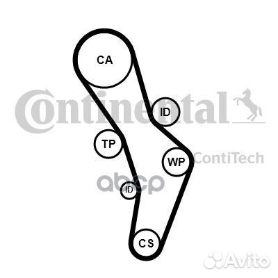 Комплект ремня грм VAG A3/A4/golf/touran 02-08