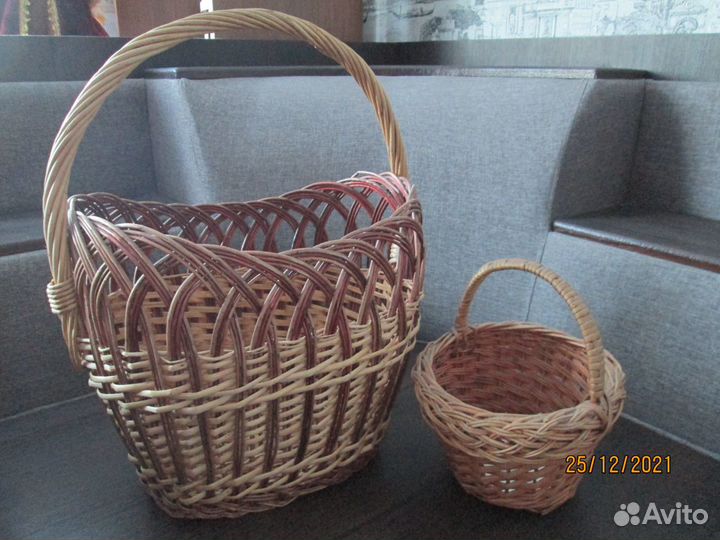 Корзина плетеная