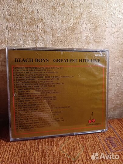 Cd-диск Beach Boys greatest hits live