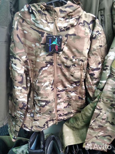 Костюм softshell софтшелл олива мох мультикам