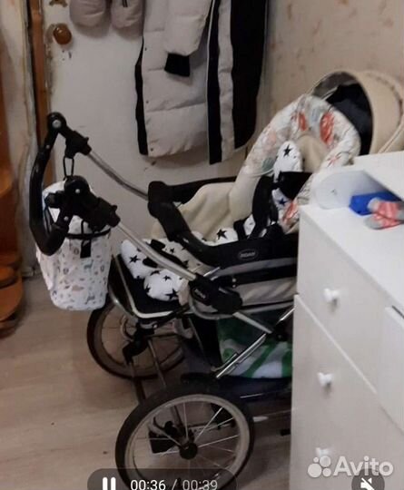 Детские коляски 2 в 1 эко кожа