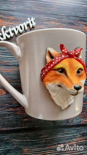 Кружка из полимерной глины