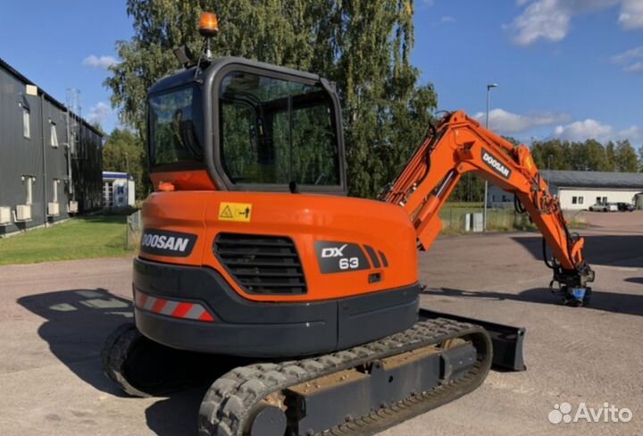 Мини-экскаватор DOOSAN DX63-3, 2020