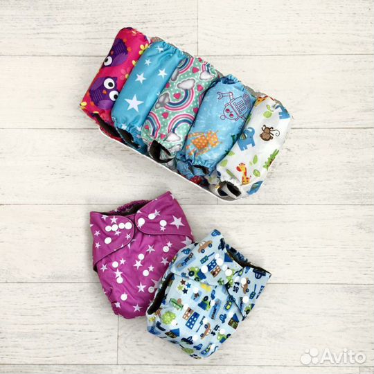 Многоразовый подгузник Люкс