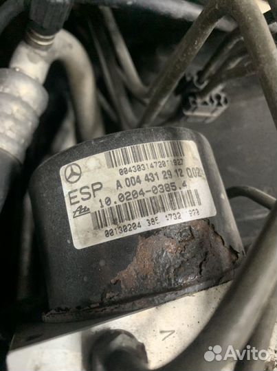 Блок абс mercedes w209